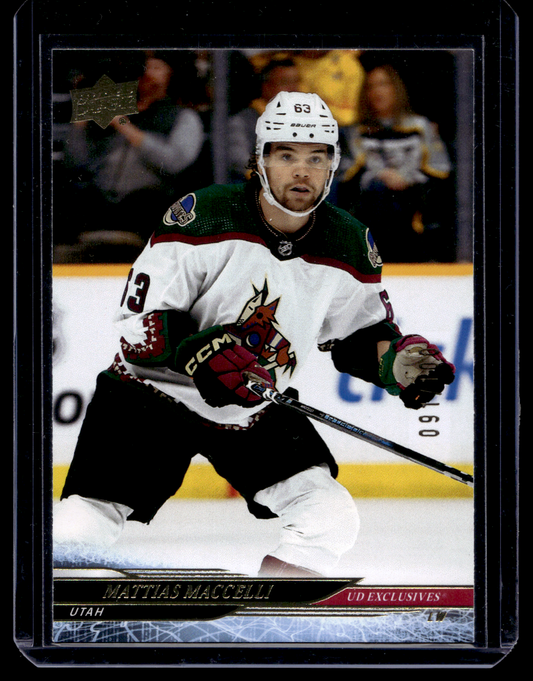 2024-25 Upper Deck Series 2 - Exclusives - Matias Maccelli #421 /100