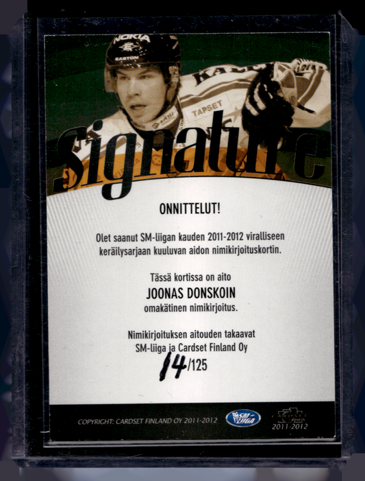 2011-12 Cardset Signature - Joonas Donskoi /125