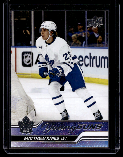 2023-24 Upper Deck Series 1 - Young Guns - Matthew Knies #222 RC