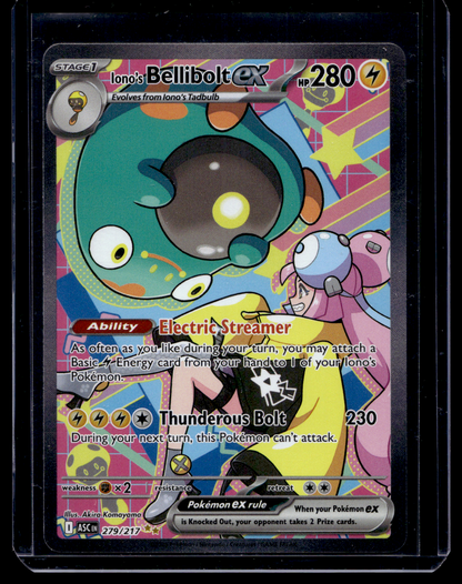 2026 Pokemon - Mega Evolutions - Ascended Heroes - Special Illustration Rare - Iono's Bellibolt ex #279