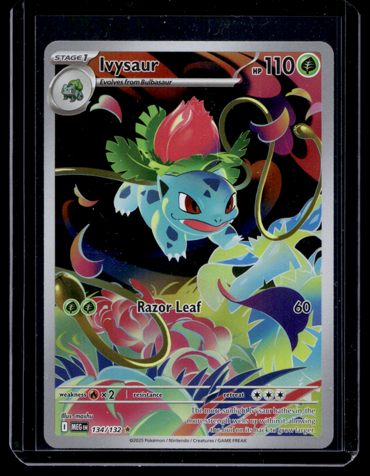 2025 Pokemon - Mega Evolutions - Illustration Rare - Ivysaur #134