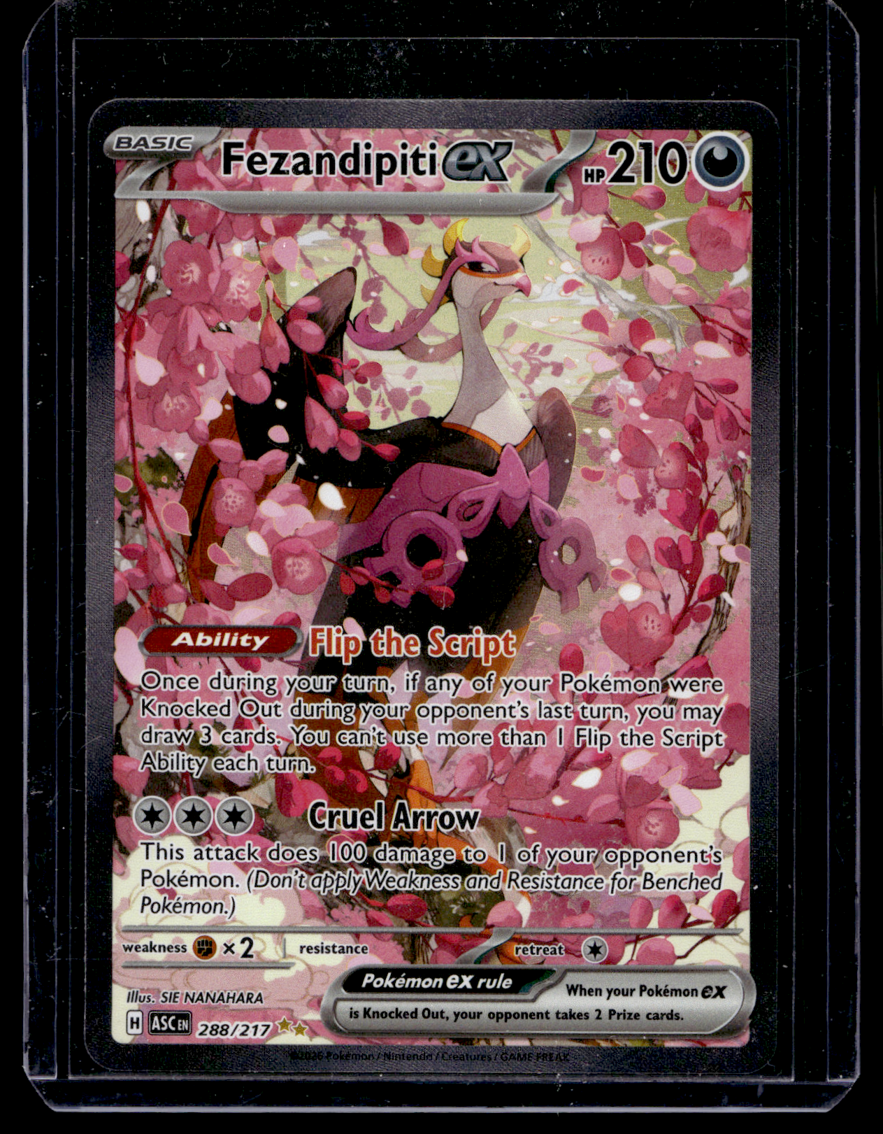 2026 Pokemon - Mega Evolutions - Ascended Heroes - Special Illustration Rare - Fezandipiti ex #288