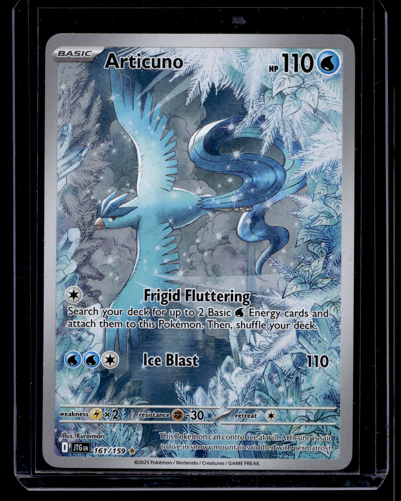 2025 Pokemon - Scarlet & Violet - Journey Together - Illustration Rare - Articuno #161