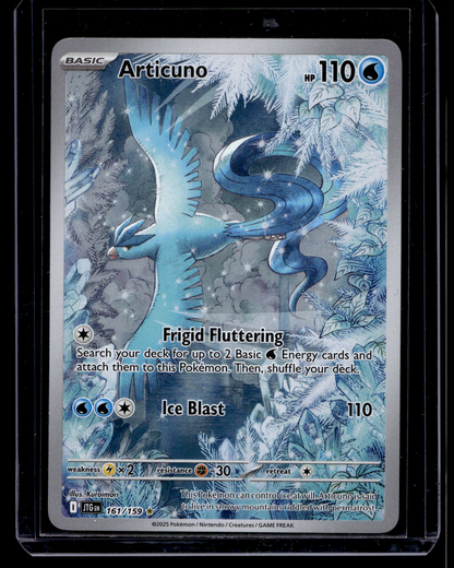 2025 Pokemon - Scarlet & Violet - Journey Together - Illustration Rare - Articuno #161