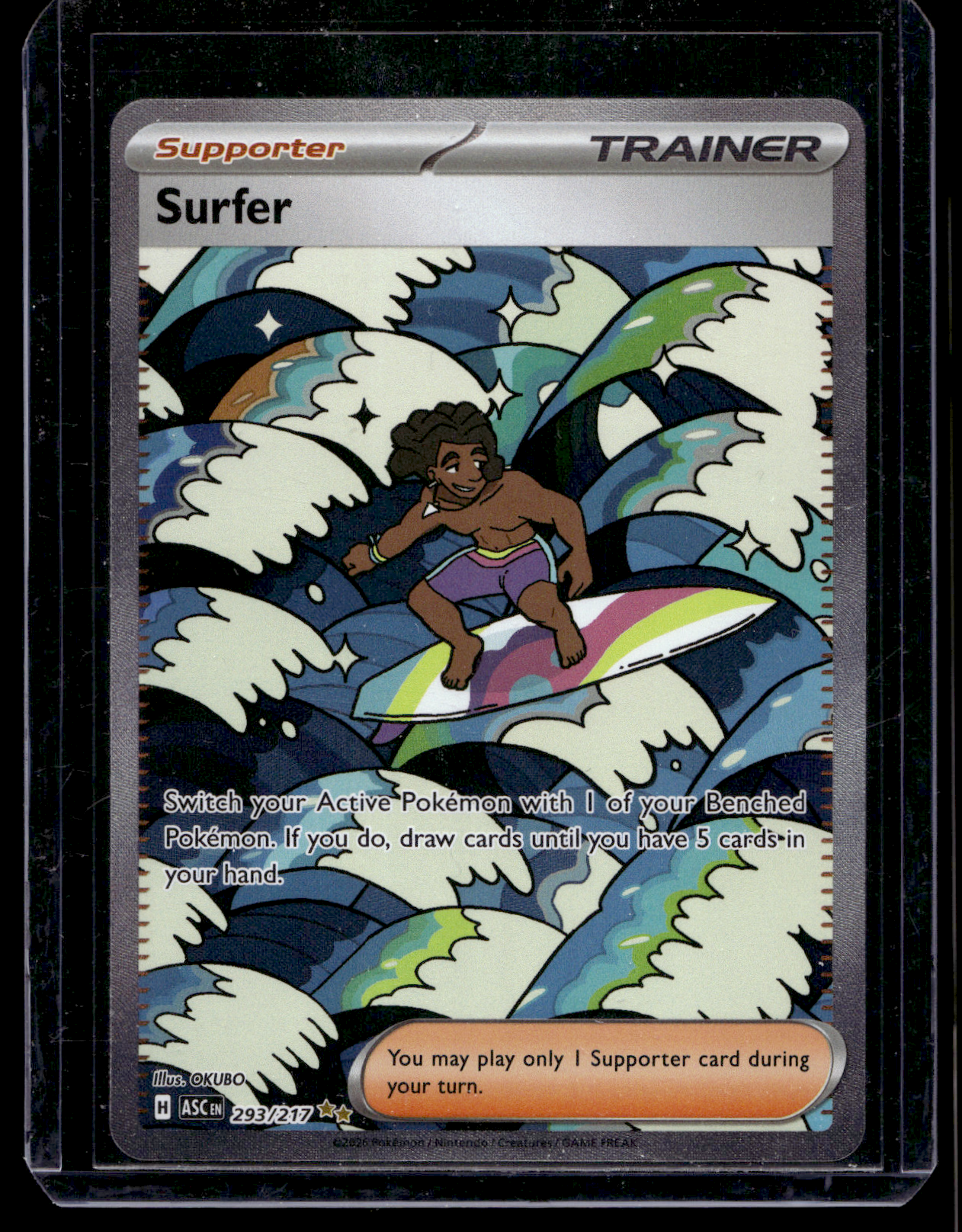 2026 Pokemon - Mega Evolutions - Ascended Heroes - Special Illustration Rare - Surfer #293