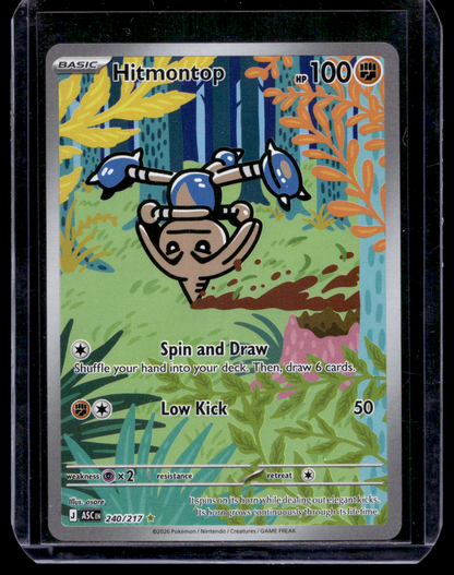2026 Pokemon - Mega Evolutions - Ascended Heroes - Illustration Rare - Hitmontop #240