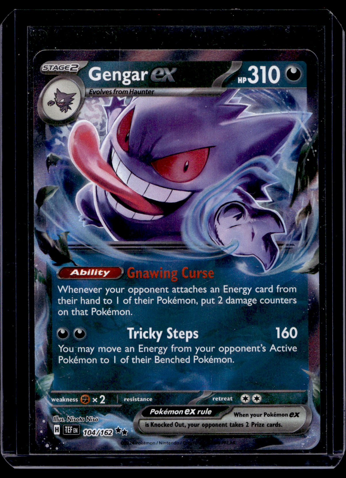2024 Pokemon - Sword & Shield - Temporal Forces - Gengar ex #104