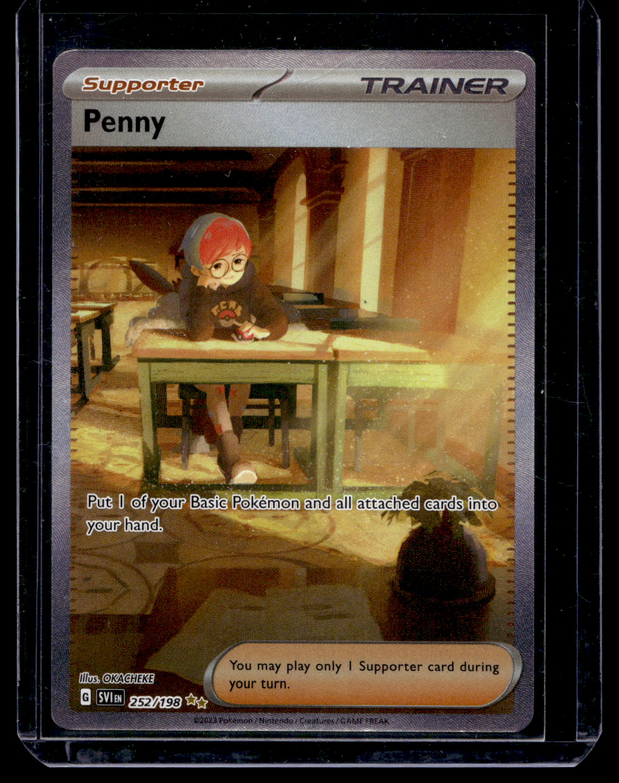 2023 Pokemon Scarlet & Violet - Scarlet & Violet - Special Illustration Rare - Penny #252