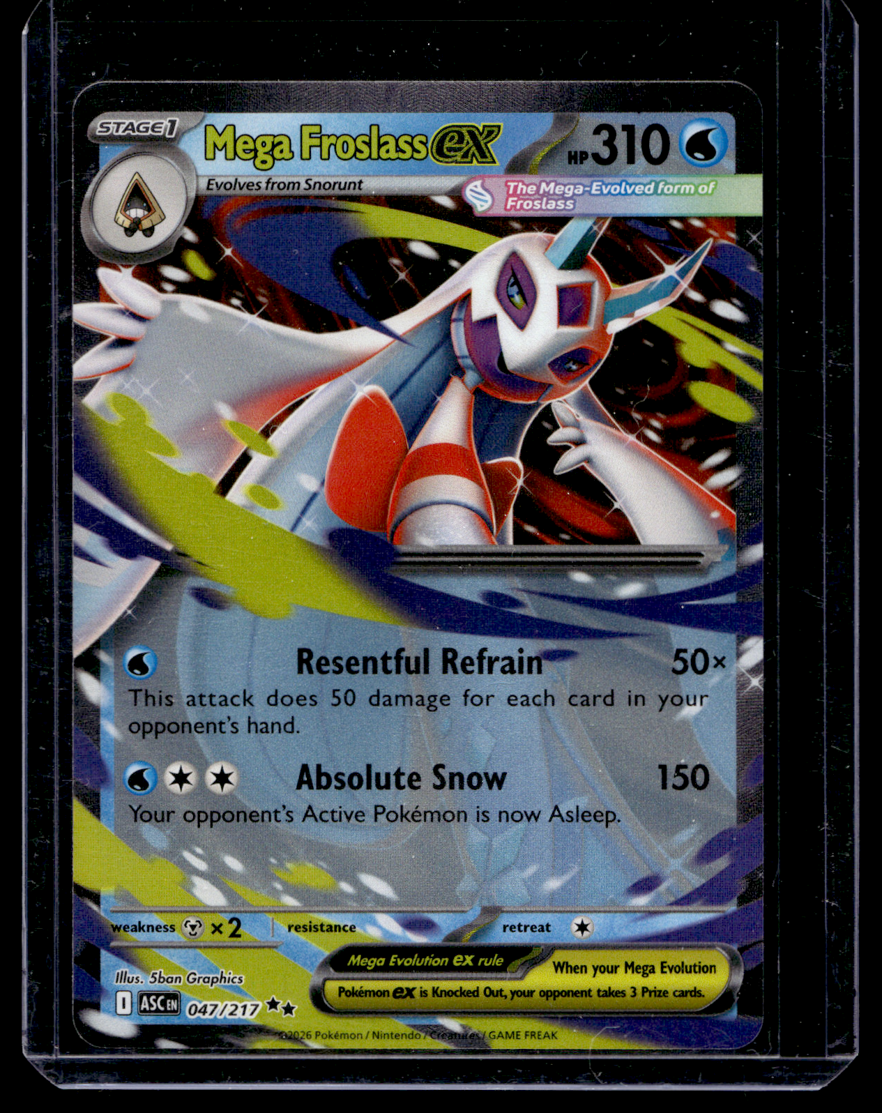 2026 Pokemon - Mega Evolutions - Perfect Order - Mega Froslass ex #047