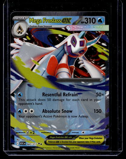 2026 Pokemon - Mega Evolutions - Perfect Order - Mega Froslass ex #047