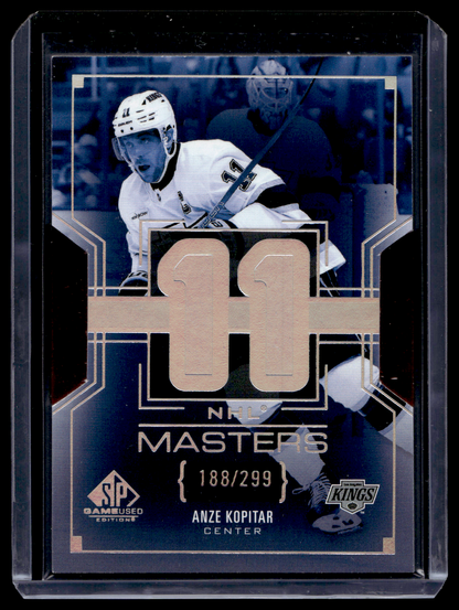 2025-26 Upper Deck SP Game Used - NHL Masters - Anze Kopitar #MM-13 /299