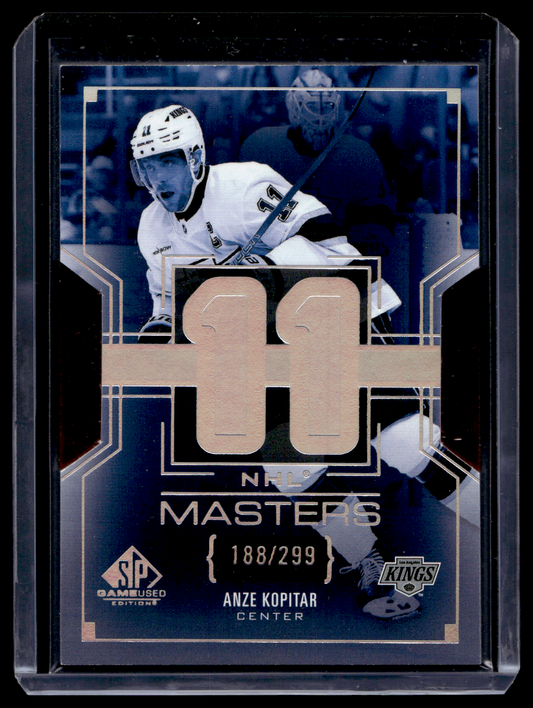 2025-26 Upper Deck SP Game Used - NHL Masters - Anze Kopitar #MM-13 /299