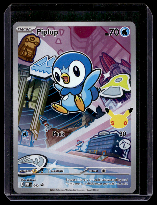 2026 Pokemon - Mega Evolutions - Black Star Promos - Promos - Piplup #042