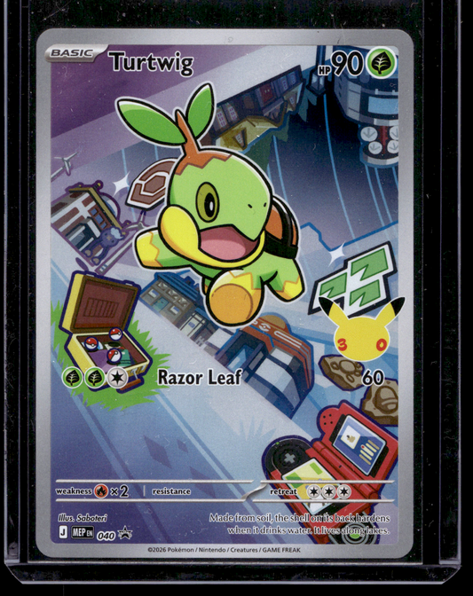 2026 Pokemon - Mega Evolutions - Black Star Promos - Promos - Turtwig #040