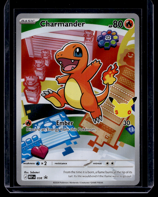 2026 Pokemon - Mega Evolutions - Black Star Promos - Promos - Charmander #038