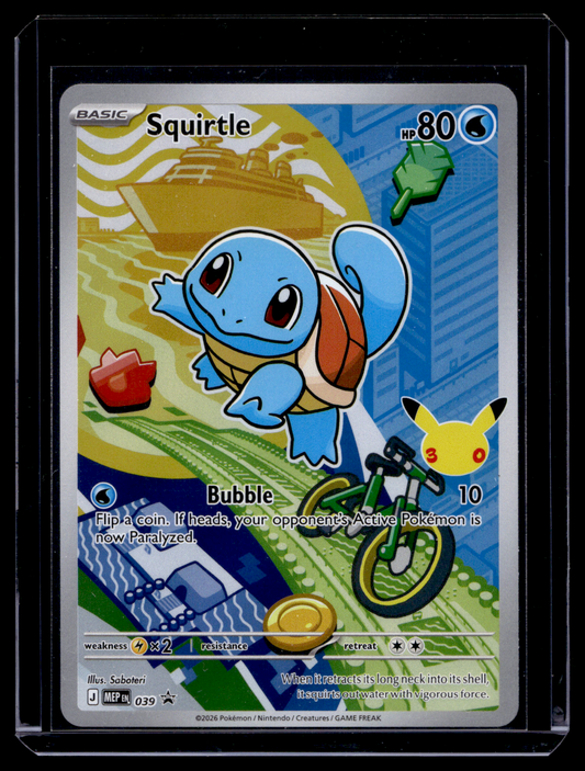 2026 Pokemon - Mega Evolutions - Black Star Promos - Promos - Squirtle #039