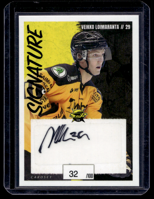 2022-23 Cardset Signature -  Veikko Loimaranta /100