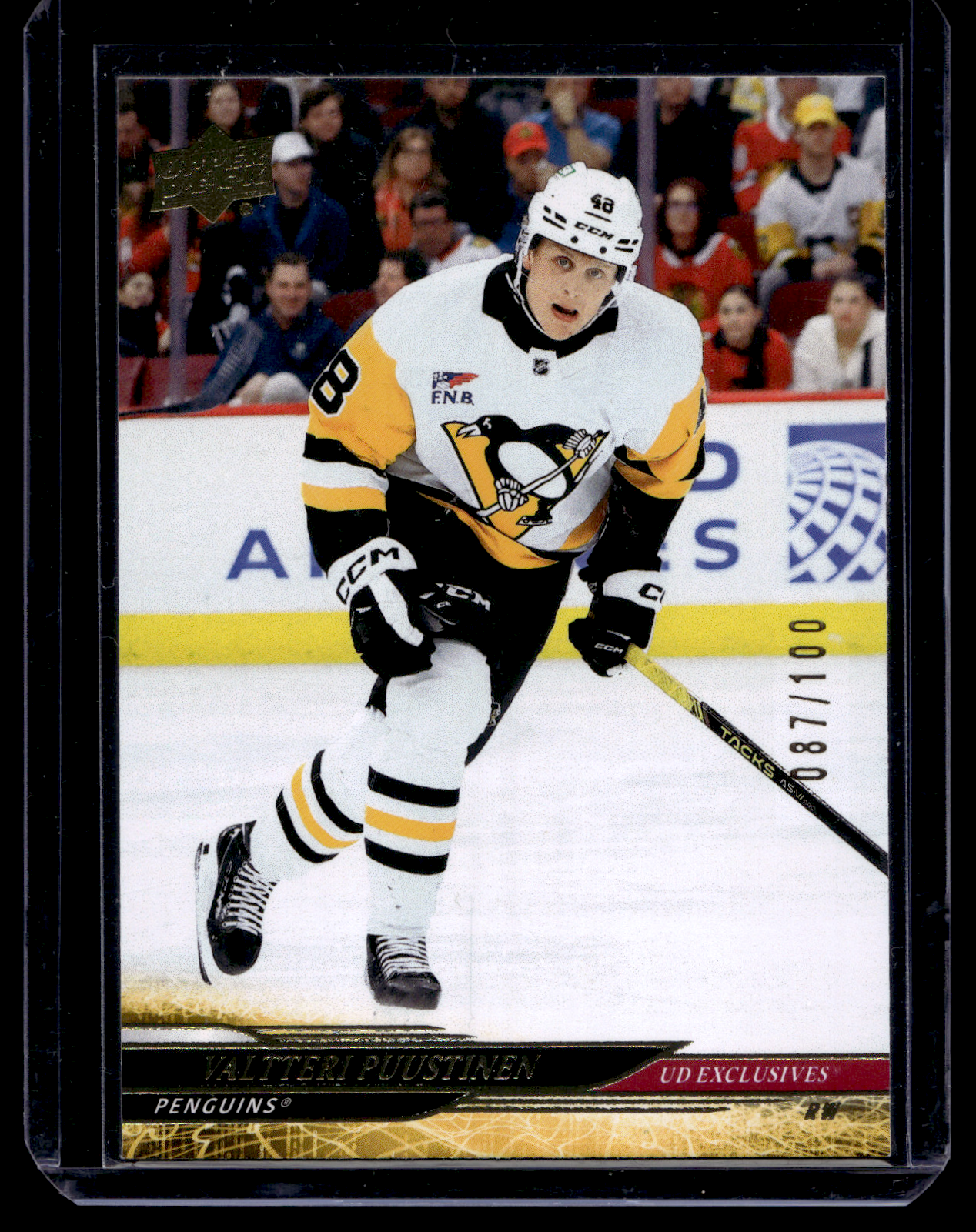 2024-25 Upper Deck - Series 2 - Exclusives - Valtteri Puustinen #383 /100