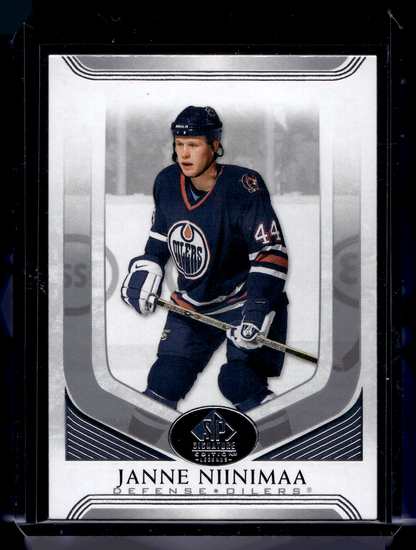 2020-21 Upper Deck SP Signature Edition Legends - Janne Niinimaa #30