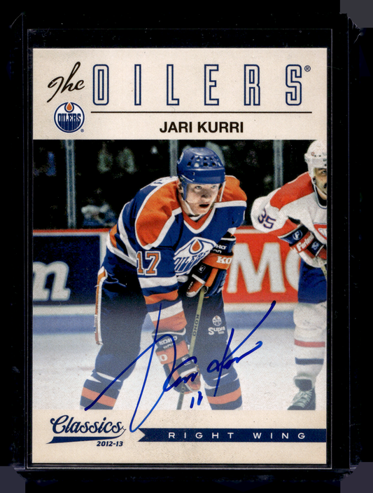 2012-13 Panini Classics Signatures - Autographs - Jari Kurri #95