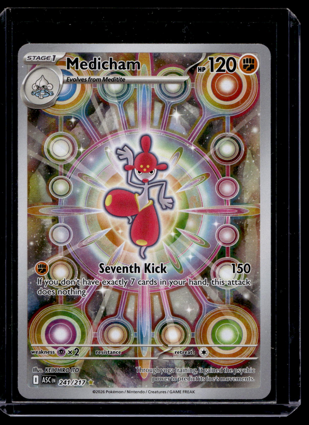2026 Pokemon - Mega Evolutions Ascended Heroes - Illustration Rare - Medicham #241