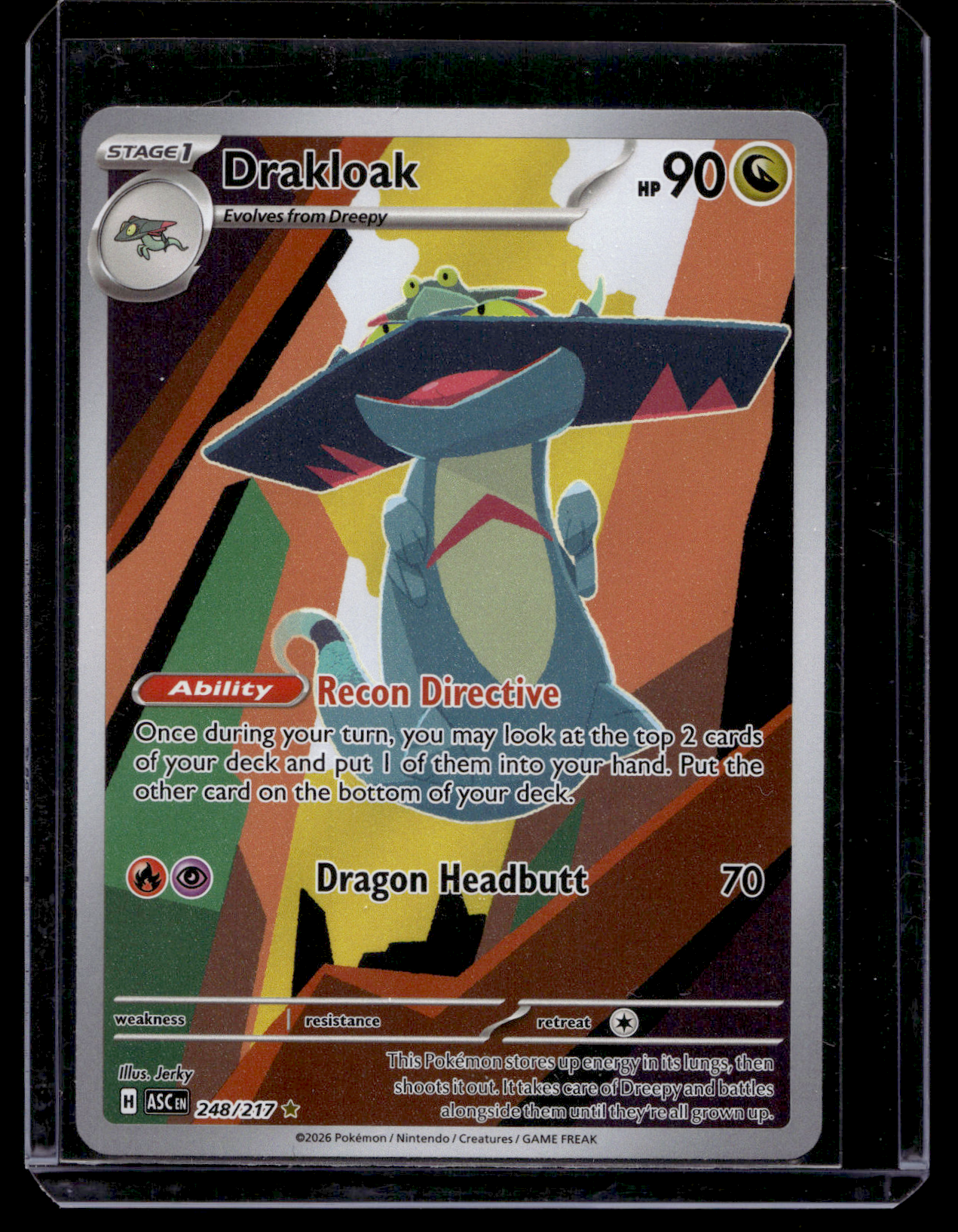 2026 Pokemon - Mega Evolutions Ascended Heroes - Illustration Rare - Drakloak #248