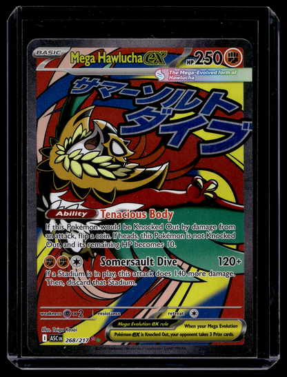 2026 Pokemon - Mega Evolutions - Ascended Heroes - Mega Attack Rare - Mega Hawlucha ex #268