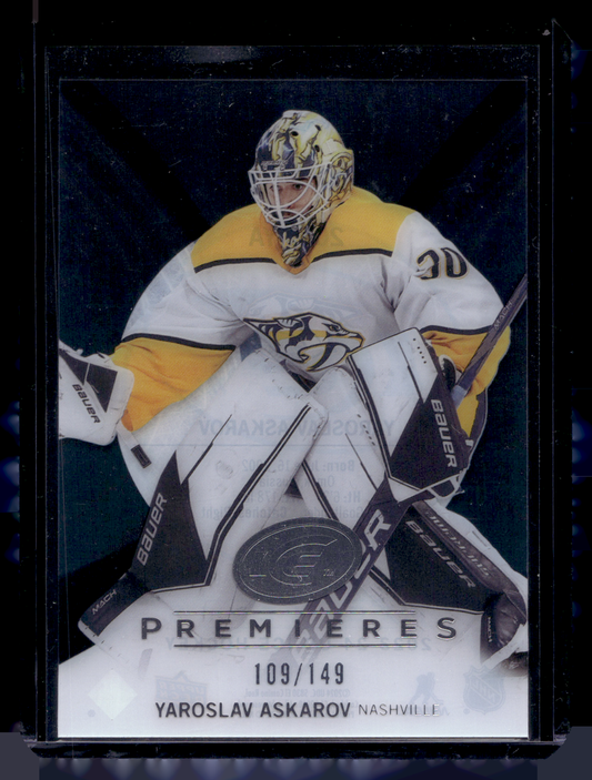 2023-24 Upper Deck Ice - Ice Premieres 2013-14 Retro - Yaroslav Askarov #2013-YA /149 RY