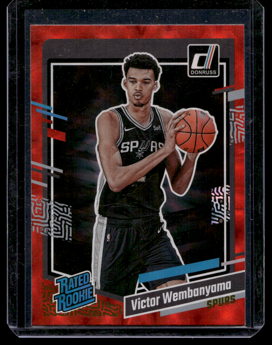 2023-24 Panini Donruss - Red - Rated Rookie - Victor Wembanyama #220 RC
