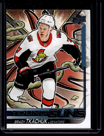 2024-25 Upper Deck Series 2 - Young Guns Renewed - Brady Tkachuk #499