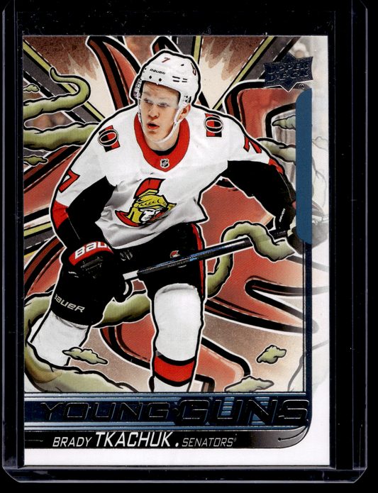 2024-25 Upper Deck Series 2 - Young Guns Renewed - Brady Tkachuk #499
