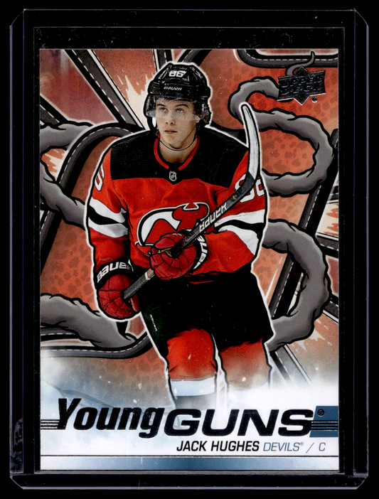 2024-25 Upper Deck Series 2 - Young Guns Renewed - Jack Hughes #201