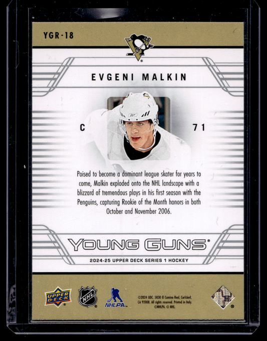2024-25 Upper Deck Series 1 - Young Guns Renewed - Evgeni Malkin #YGR-18