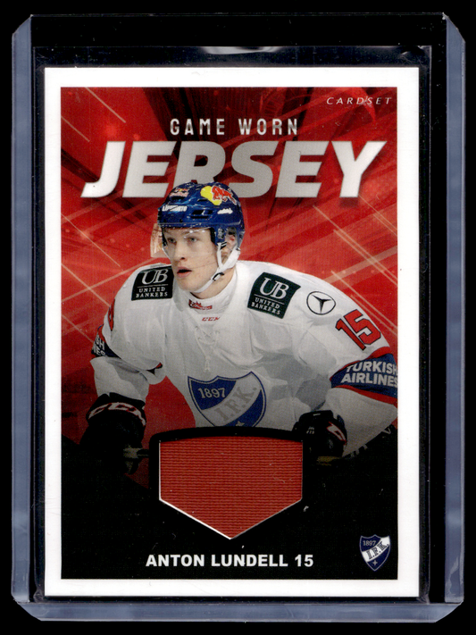 2019-20 Cardset - Game Worn Jersey - Anton Lundell /128