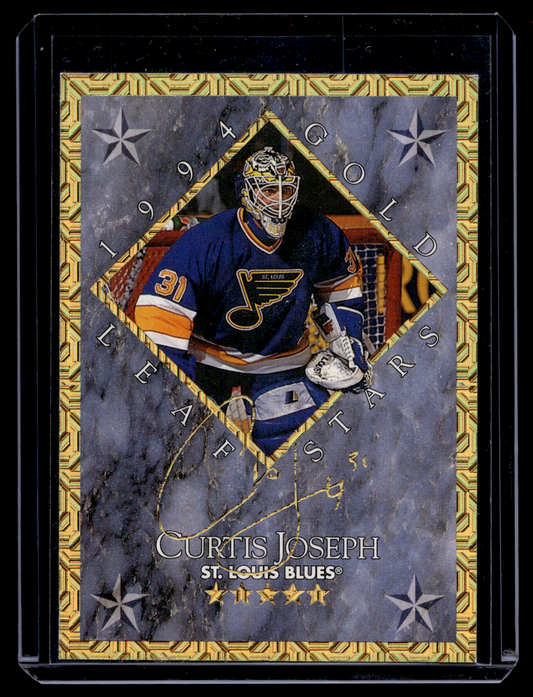 1994-95 Leaf - Gold Leaf Stars - Curtis Joseph / Ed Belfour #7 /10000