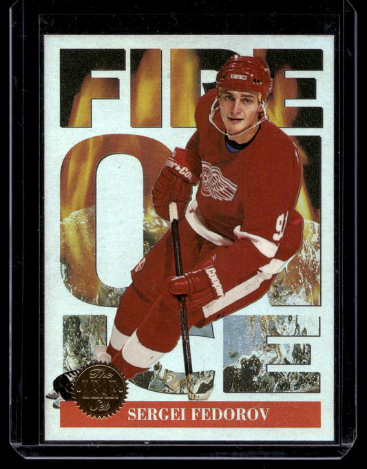 1994-95 Leaf - Fire on Ice - Sergei Fedorov #1
