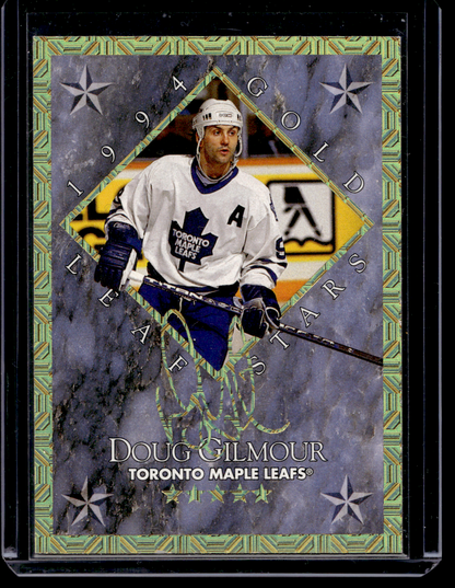1994-95 Leaf - Gold Leaf Stars - Doug Gilmour / Jeremy Roenick #2 /10000