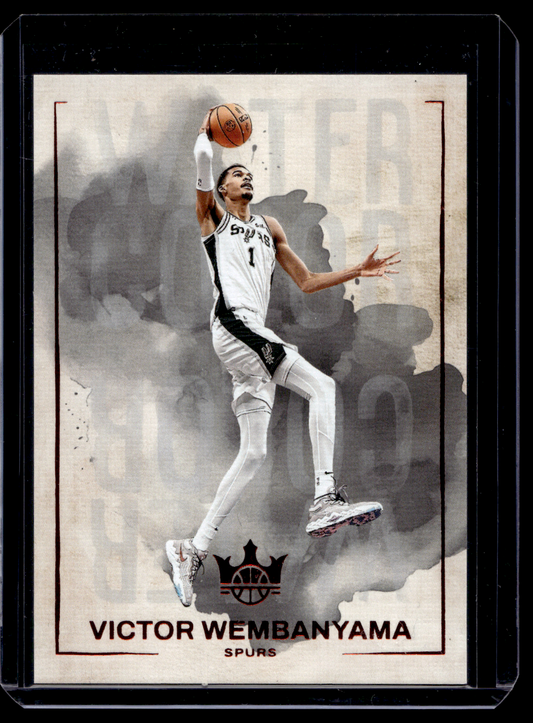 2024-25 Panini Court Kings - Water Color - Ruby - Victor Wembanyama #5 /149