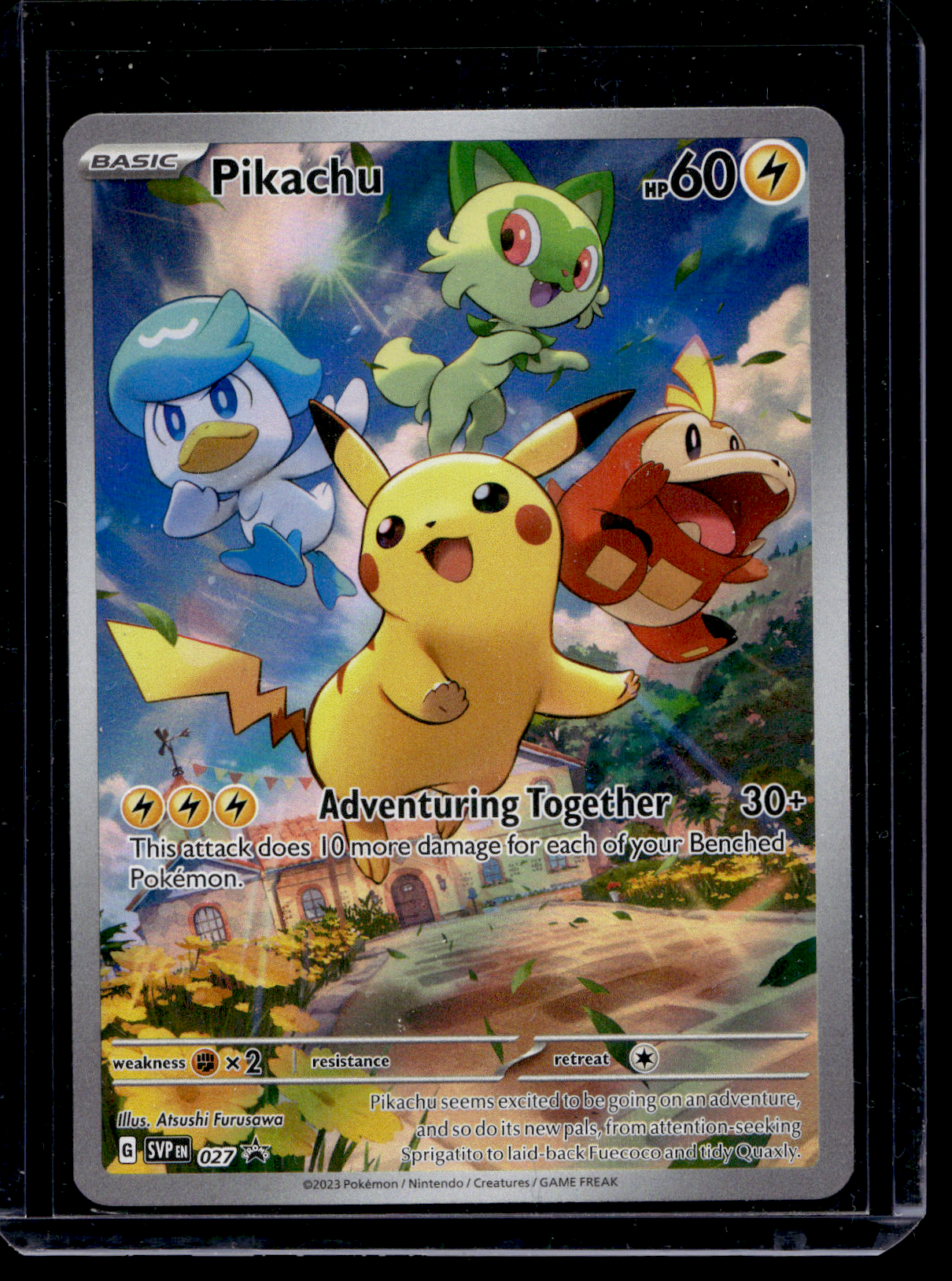 2023 Pokemon - Scarlet & Violet - Black Star Promos - Promos - Pikachu #027