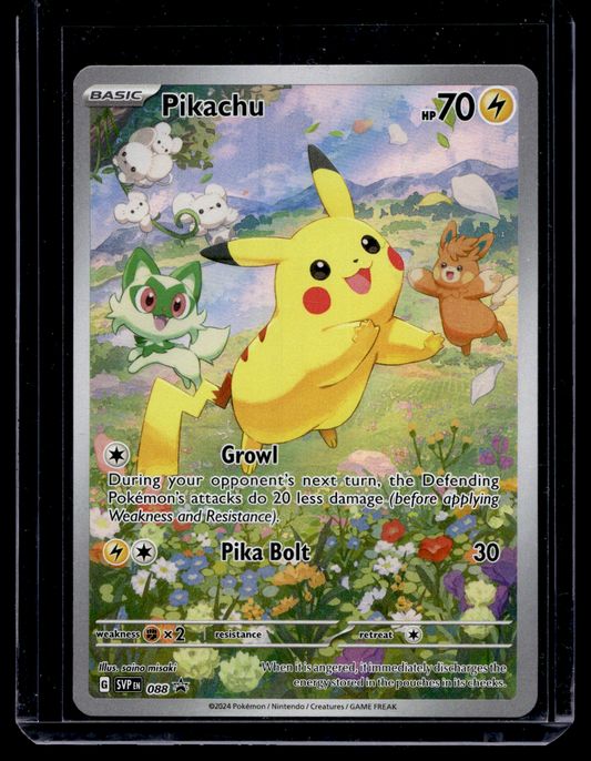 2024 Pokemon - Scarlet & Violet - Black Star Promos - Promos - Pikachu #088