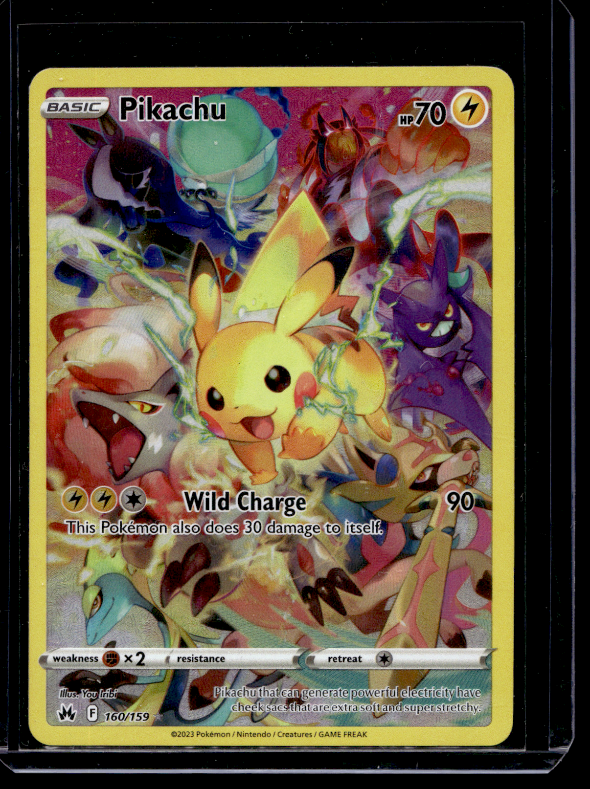 2023 Pokemon Sword & Shield - Crown Zenith - Secret - Pikachu #160