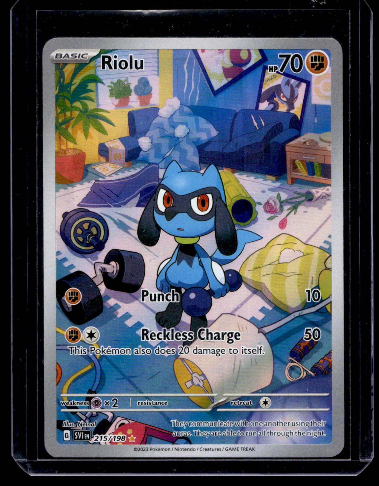 2023 Pokemon Scarlet & Violet - Scarlet & Violet - Illustration Rare - Riolu #215