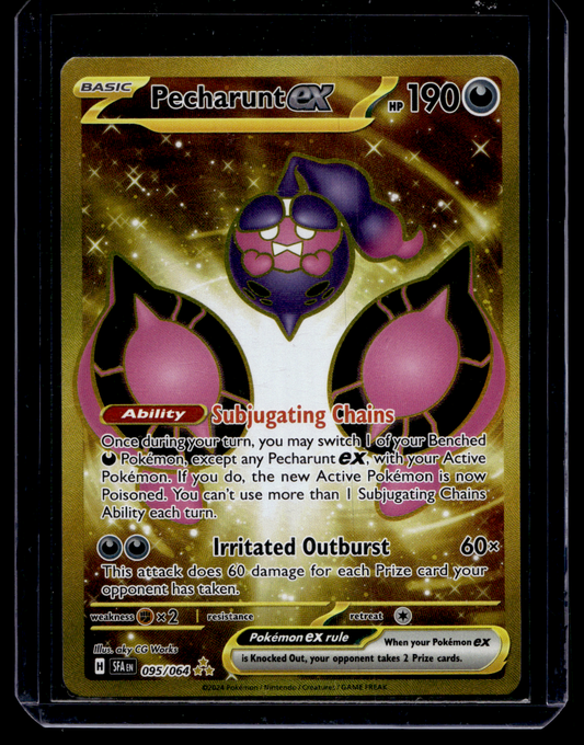 2024 Pokemon - Scarlet & Violet - Shrouded Fable - Hyper Rare - Pecharunt ex #095