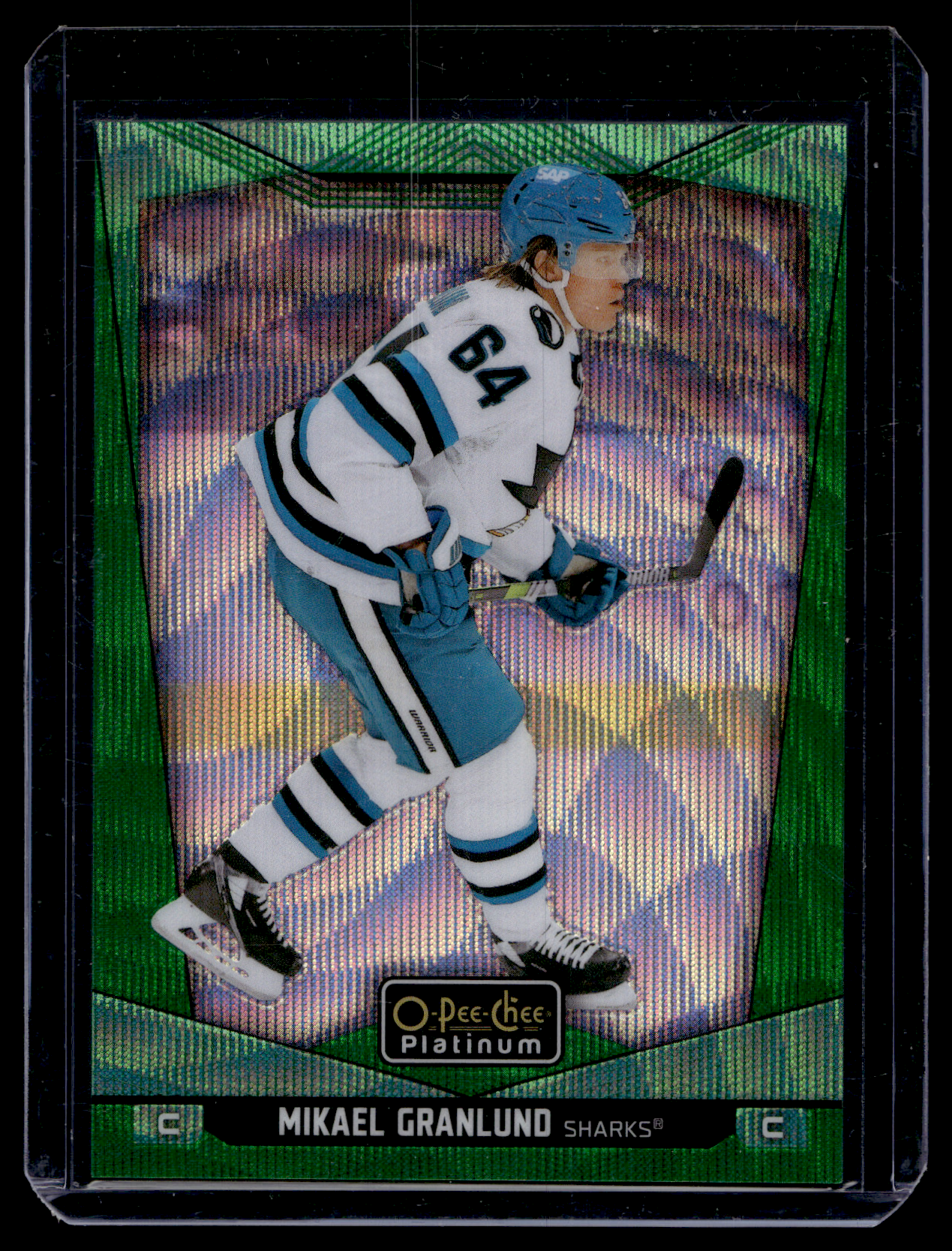 2024-25 Upper Deck Platinum - Emerald Surge - Mikael Granlund #122 /10