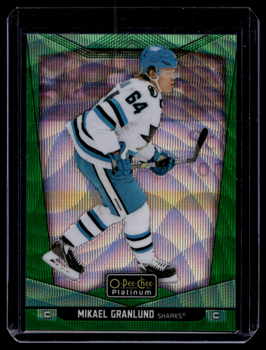 2024-25 Upper Deck Platinum - Emerald Surge - Mikael Granlund #122 /10