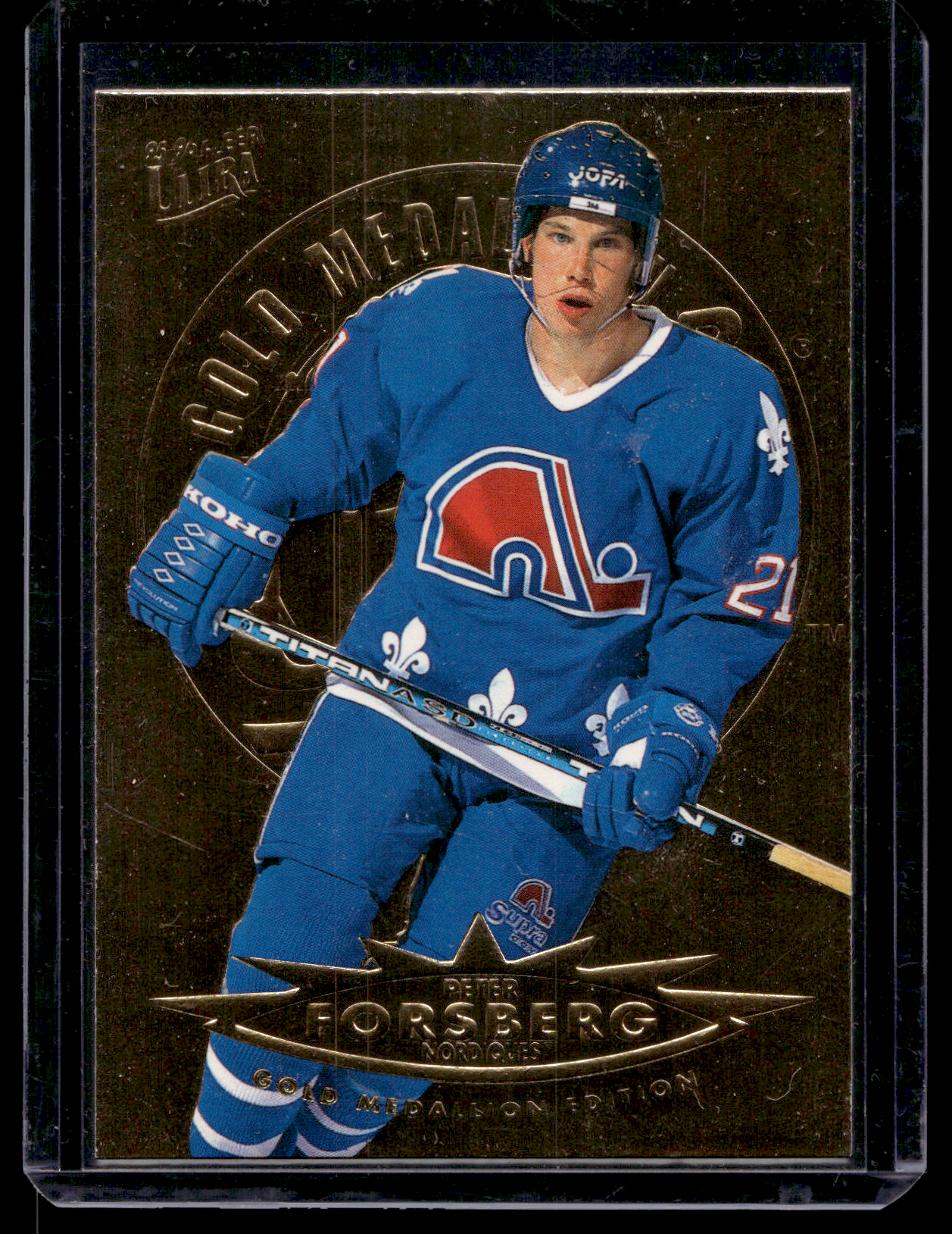 1995-96 Fleer Ultra - Gold Medallion Edition - Peter Forsberg #132