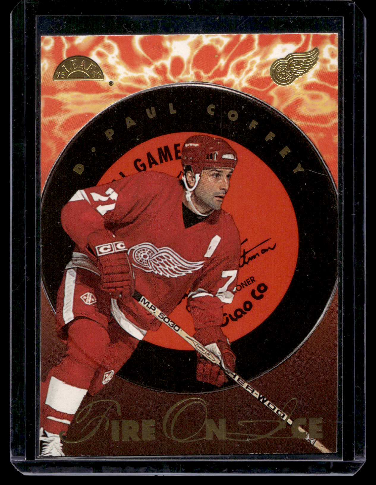 1995-96 Leaf - Fire on Ice - Paul Coffey #4 /10000