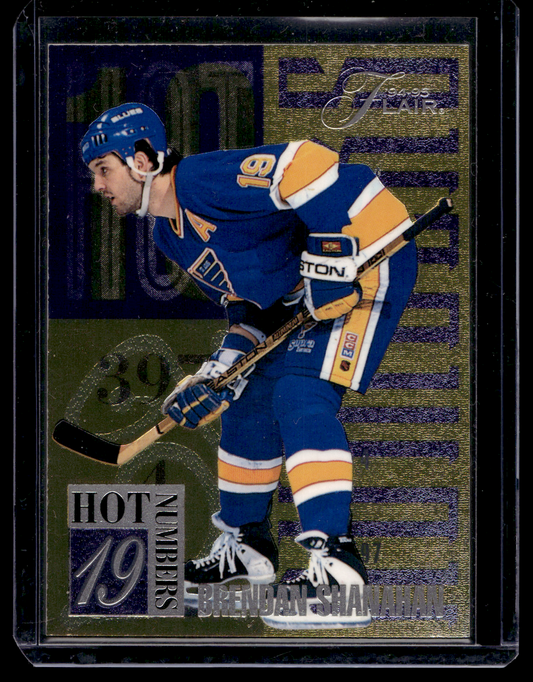 1994-95 Flair - Hot Numbers - Brendan Shanahan #9