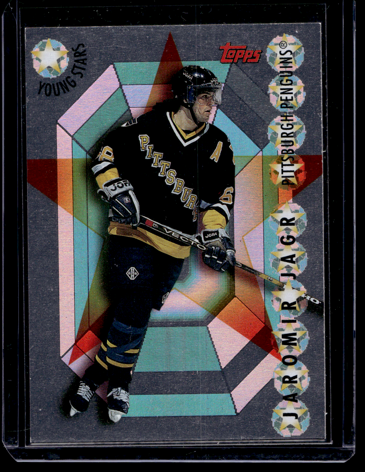 1995-96 Topps - Young Stars - Jaromir Jagr #YS15