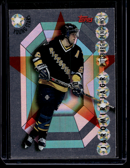 1995-96 Topps - Young Stars - Jaromir Jagr #YS15